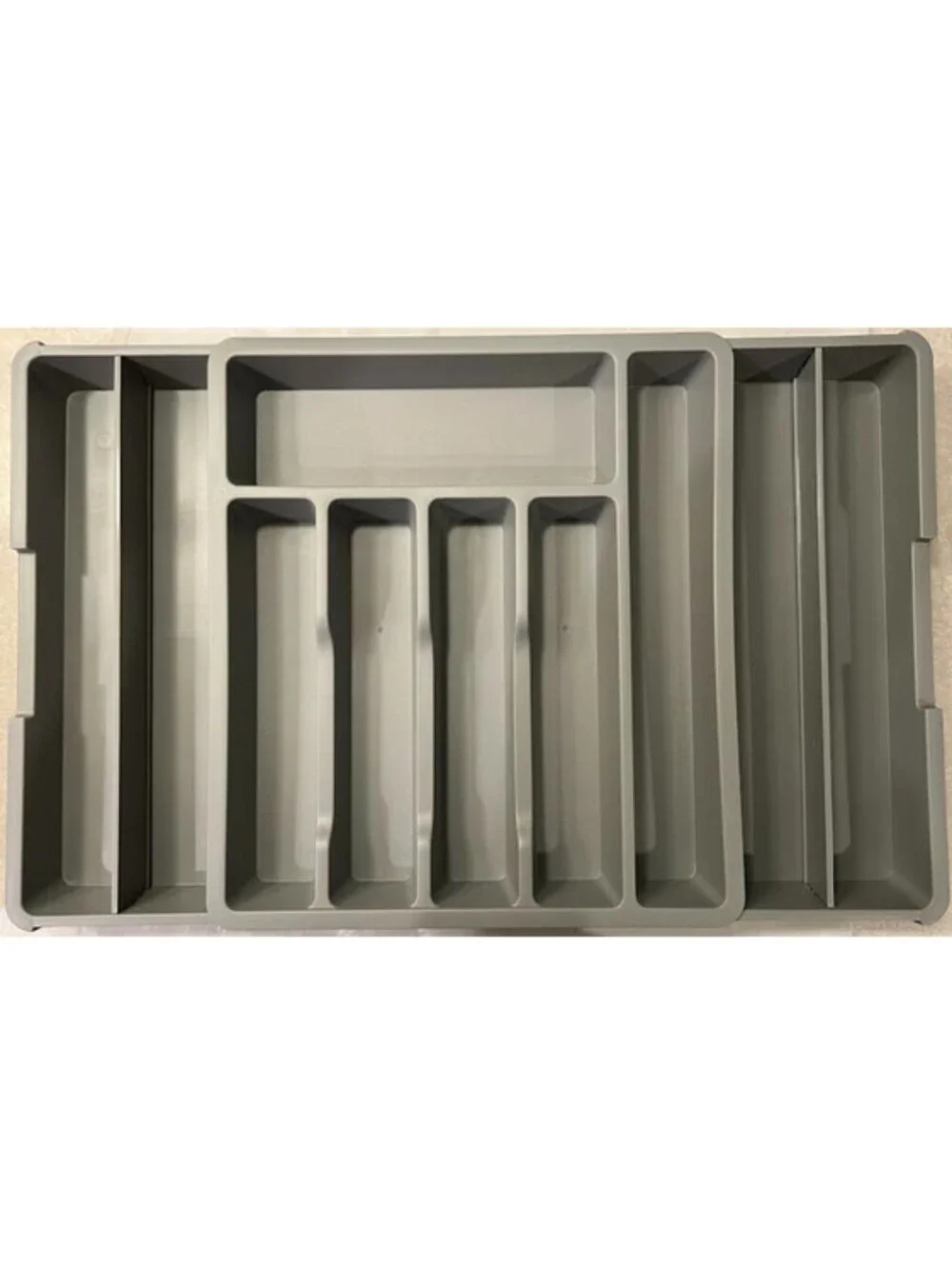 Grey Expandable Silverware Holder For Kitchen Drawer *BRAND NEW IN BOX*